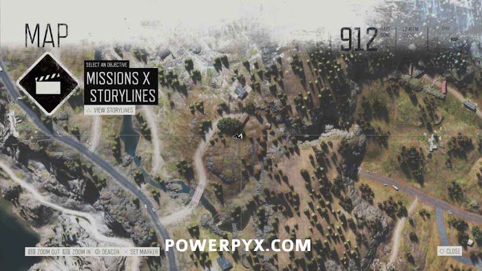 往日不再 (Days Gone) 全藥草收集點與地圖示意