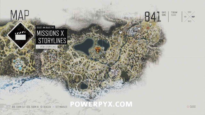 往日不再 (Days Gone) 全藥草收集點與地圖示意