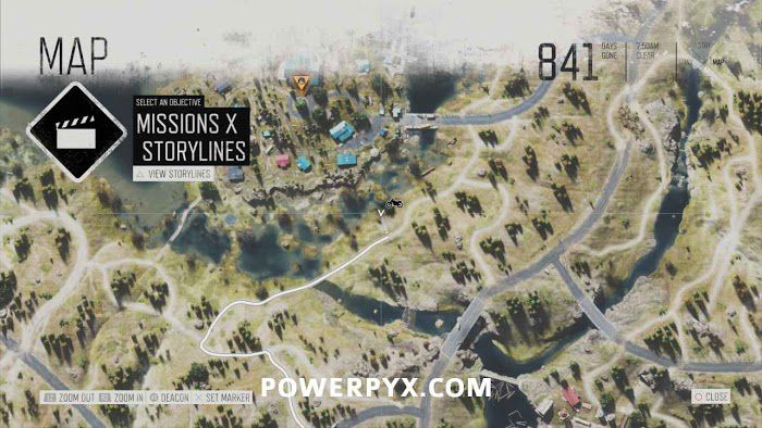 往日不再 (Days Gone) 全藥草收集點與地圖示意