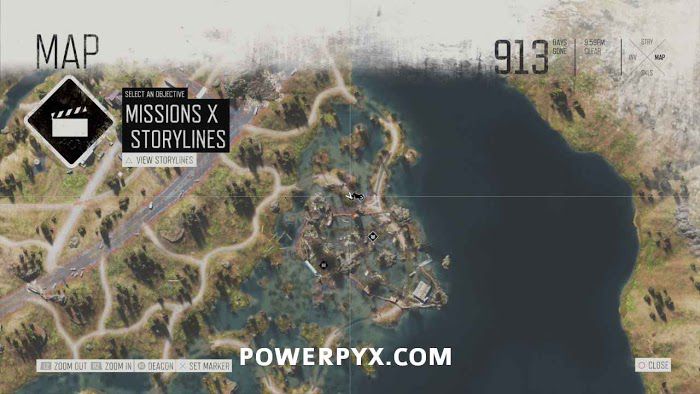 往日不再 (Days Gone) 全藥草收集點與地圖示意