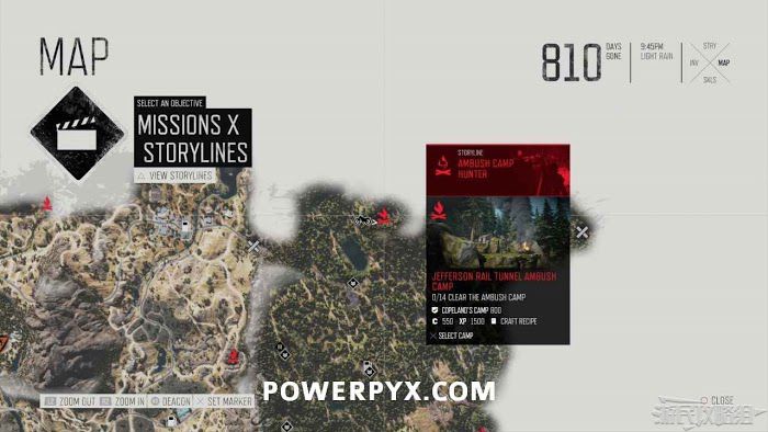 往日不再 (Days Gone) 全埋伏營地避難室位置分享