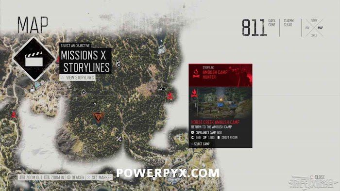 往日不再 (Days Gone) 全埋伏營地避難室位置分享