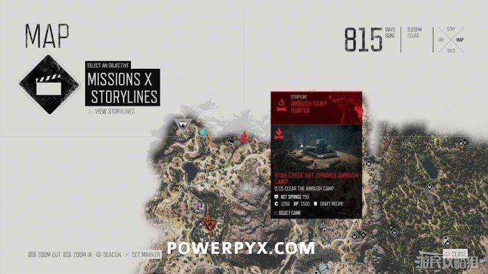 往日不再 (Days Gone) 全埋伏營地避難室位置分享