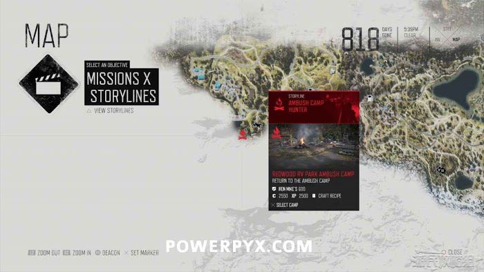往日不再 (Days Gone) 全埋伏營地避難室位置分享