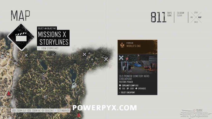 往日不再 (Days Gone) 全NERO檢查哨位置與開啟方法