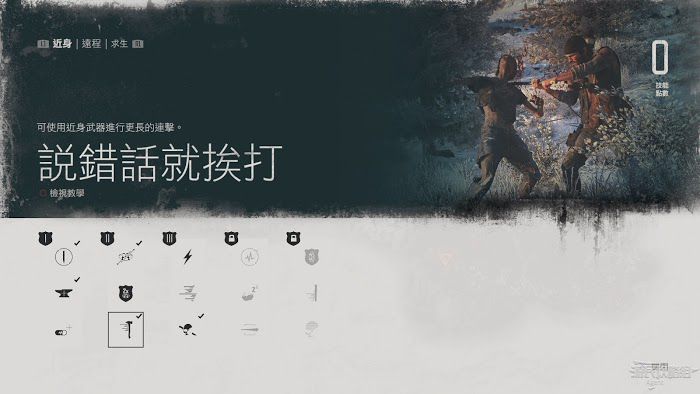 往日不再 (Days Gone) 近身技能與效果說明