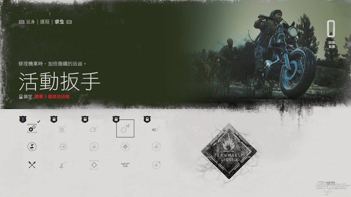 往日不再 (Days Gone) 求生技能與效果分享