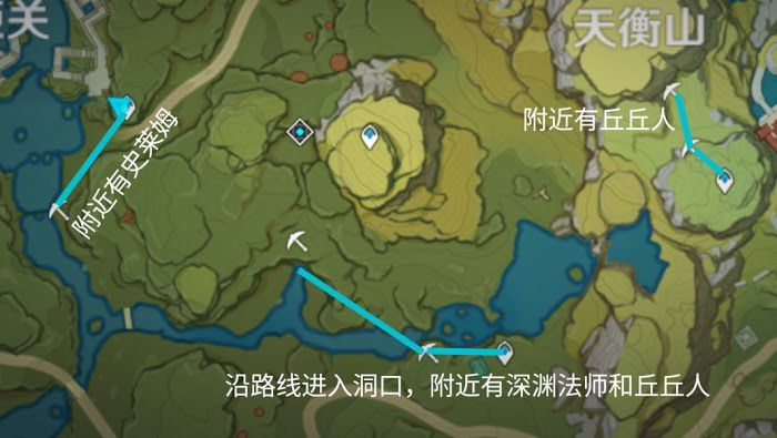 原神 (Genshin Impact) 1.5版本礦石高效採集路線