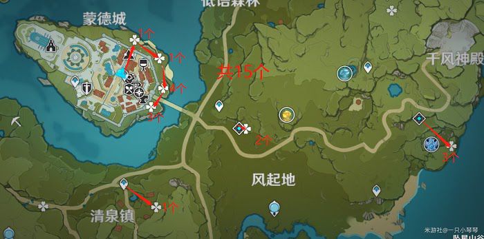 原神 (Genshin Impact) 優菈培養材料收集攻略