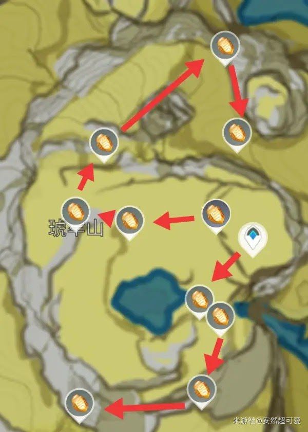 原神 (Genshin Impact) 石珀作用與快速採集路線介紹