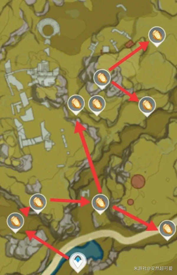 原神 (Genshin Impact) 石珀作用與快速採集路線介紹