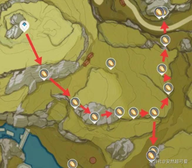 原神 (Genshin Impact) 石珀作用與快速採集路線介紹
