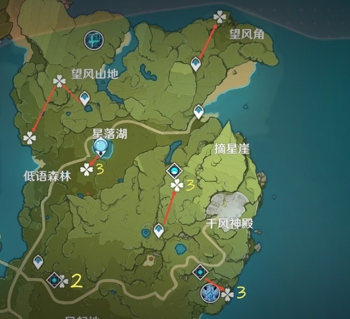 原神 (Genshin Impact) 蒲公英籽快速採集攻略