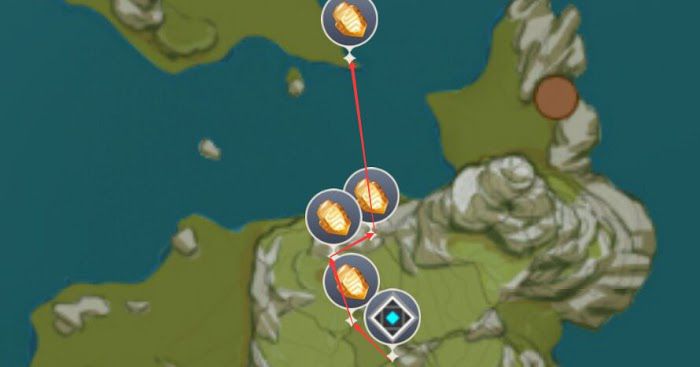 原神 (Genshin Impact) 石珀採集路線方法