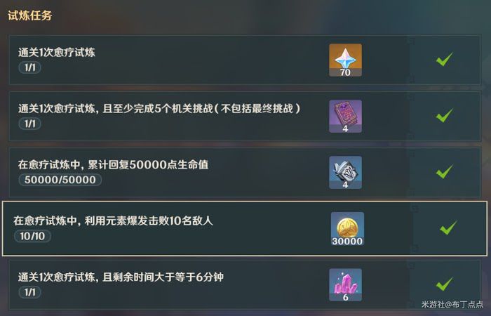 原神 (Genshin Impact) 迷城戰線快速取得獎勵方法