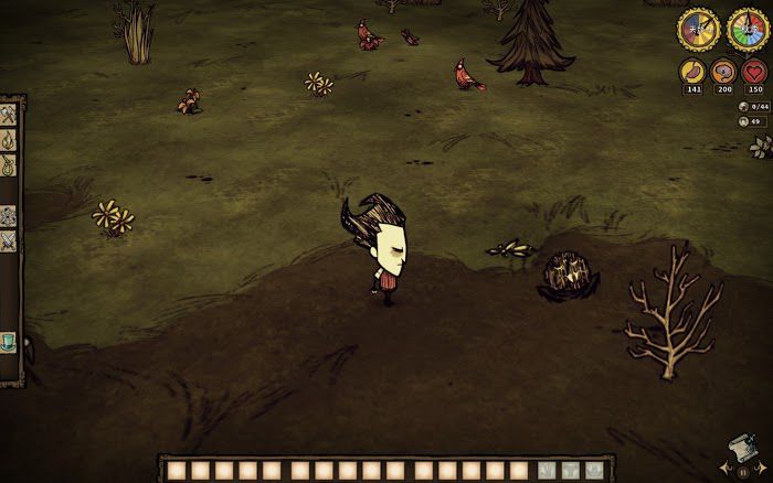 飢荒 (Don't Starve) 人物饑餓值、SAN值等屬性解析