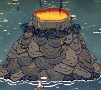 飢荒 (Don't Starve) 海難火山特點與道具物品介紹