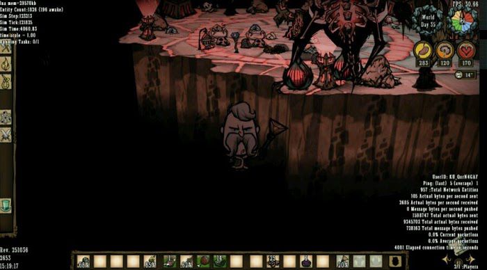飢荒 (Don't Starve) 連線版食人花無傷擊殺夢魘BOSS教學