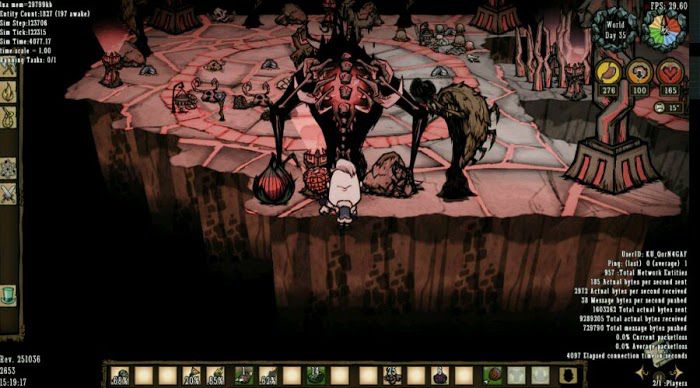 飢荒 (Don't Starve) 連線版食人花無傷擊殺夢魘BOSS教學