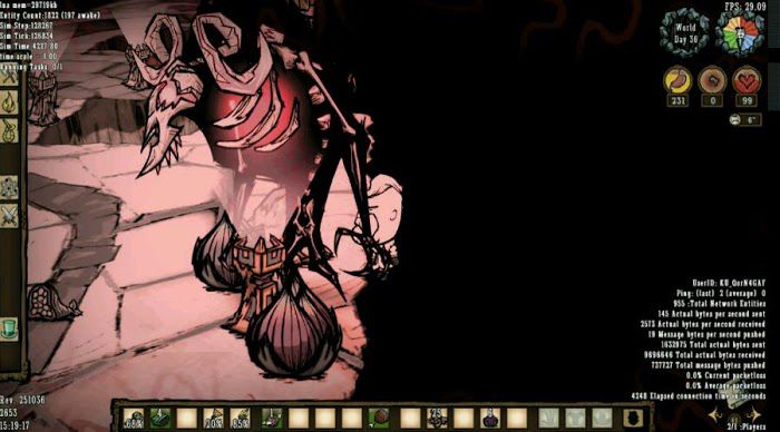 飢荒 (Don't Starve) 連線版食人花無傷擊殺夢魘BOSS教學