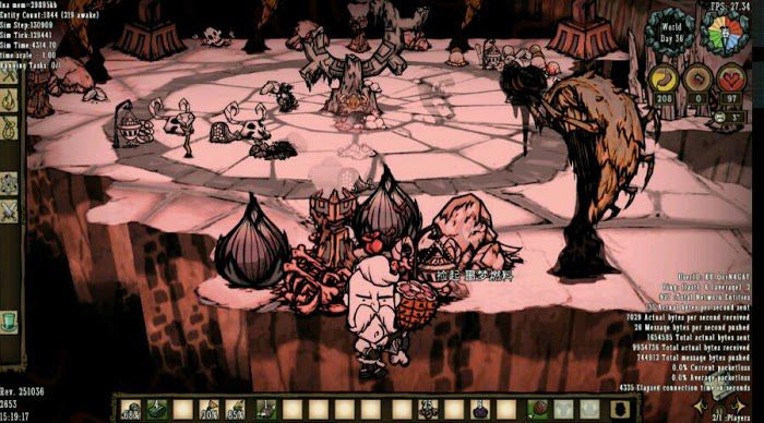 飢荒 (Don't Starve) 連線版食人花無傷擊殺夢魘BOSS教學