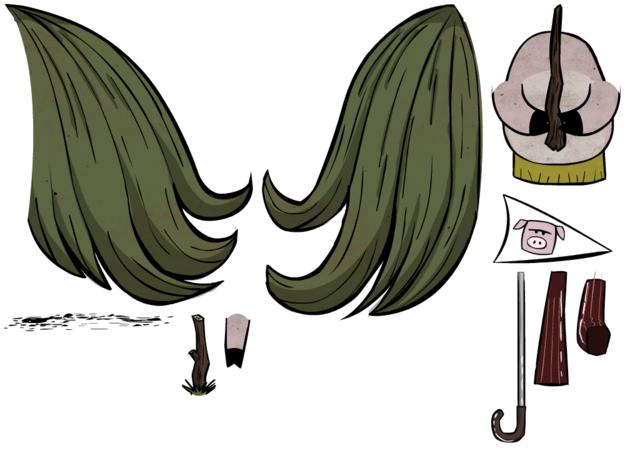 飢荒 (Don't Starve) 未採用道具與外觀介紹