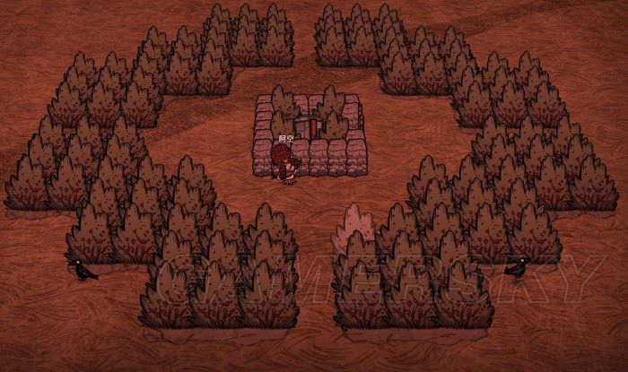 飢荒 (Don't Starve) 基地選址與建家佈局圖文攻略