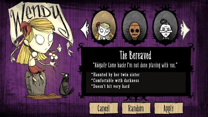 飢荒 (Don't Starve) 溫蒂姐姐召喚方法分享