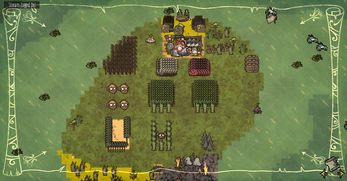 飢荒 (Don't Starve) 海難精美基地佈局圖與猴子刷肉方法 圖5