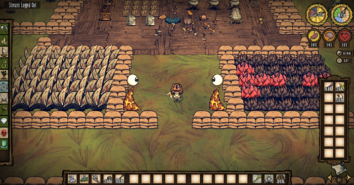 飢荒 (Don't Starve) 海難精美基地佈局圖與猴子刷肉方法