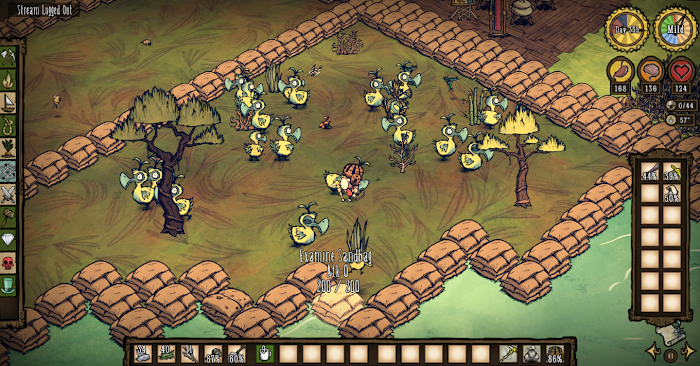 飢荒 (Don't Starve) 海難精美基地佈局圖與猴子刷肉方法