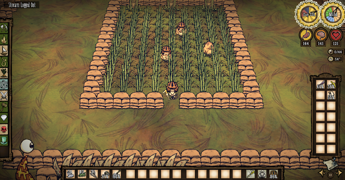 飢荒 (Don't Starve) 海難精美基地佈局圖與猴子刷肉方法