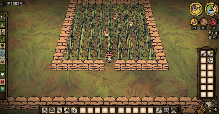 飢荒 (Don't Starve) 海難精美基地佈局圖與猴子刷肉方法