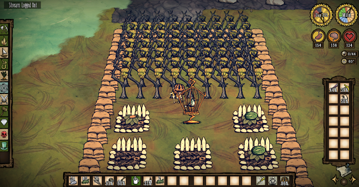 飢荒 (Don't Starve) 海難精美基地佈局圖與猴子刷肉方法