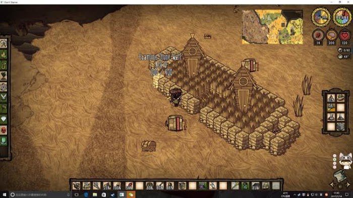 飢荒 (Don't Starve) 小型刷肉機制作方法