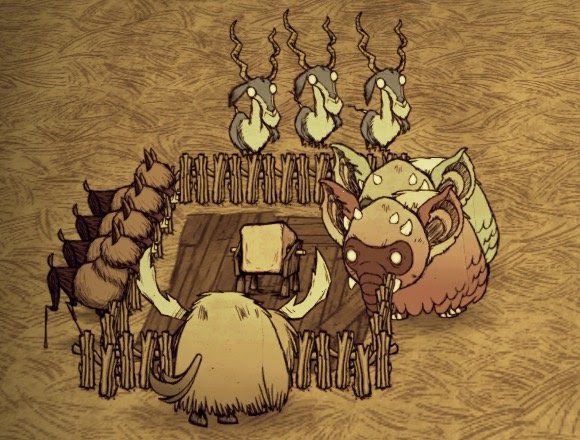 飢荒 (Don't Starve) 連線版馴牛圖文教學