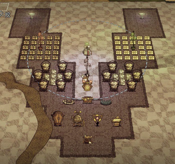 飢荒 (Don't Starve) 連線版精美實用基地佈局圖
