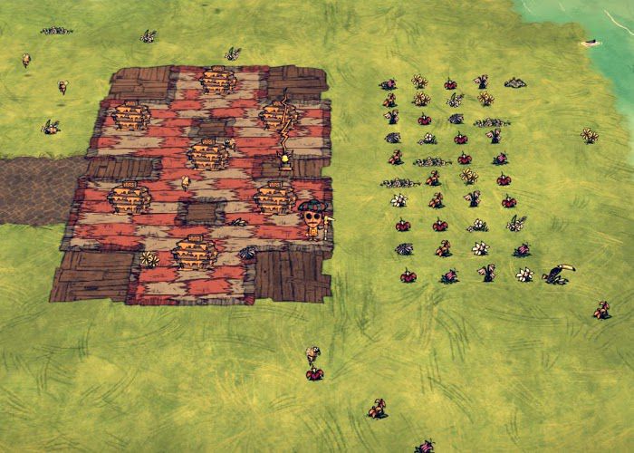 飢荒 (Don't Starve) 連線版實用基地佈局圖與技巧