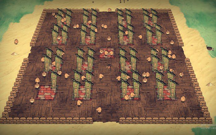 飢荒 (Don't Starve) 連線版實用基地佈局圖與技巧