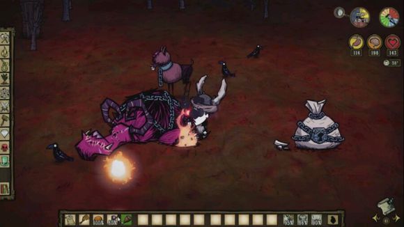 飢荒 (Don't Starve) 傳送權杖BUG擊殺克勞斯圖文教學