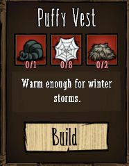 飢荒 (Don't Starve) 精神值恢復與道具製作方法
