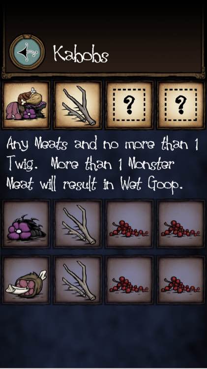 飢荒 (Don't Starve) 海難食譜大全與推薦做法分享