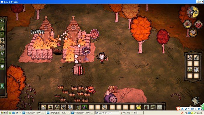 飢荒 (Don't Starve) 簡易刷肉機制作方法圖文教學