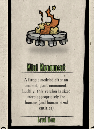 飢荒 (Don't Starve) 巨人的統治限定火堆飾品取得方法
