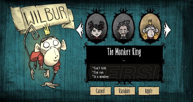 飢荒 (Don't Starve) 海難大廚沃利等專屬人物解鎖方法
