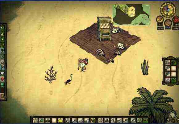 飢荒 (Don't Starve) 海難老奶奶流程生存圖文攻略
