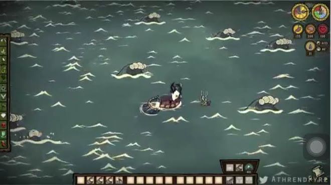 飢荒 (Don't Starve) 海難新BOSS海怪Quacken召喚方法與掉落