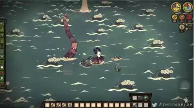 飢荒 (Don't Starve) 海難新BOSS海怪Quacken召喚方法與掉落