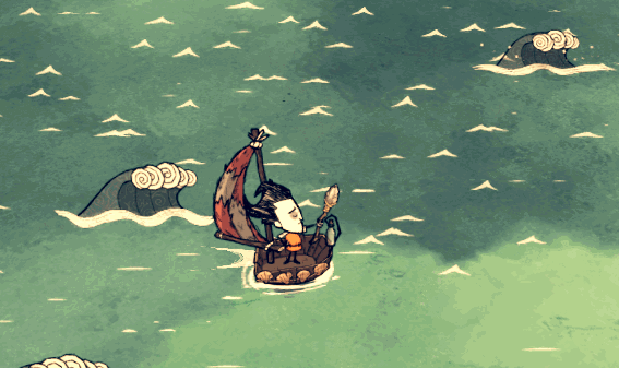 飢荒 (Don't Starve) 海難鯨魚走位元打法與動態圖