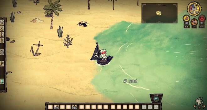 飢荒 (Don't Starve) 海盜船長解鎖圖文教學